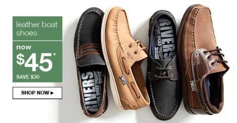 Men’s Footwear NOW $45