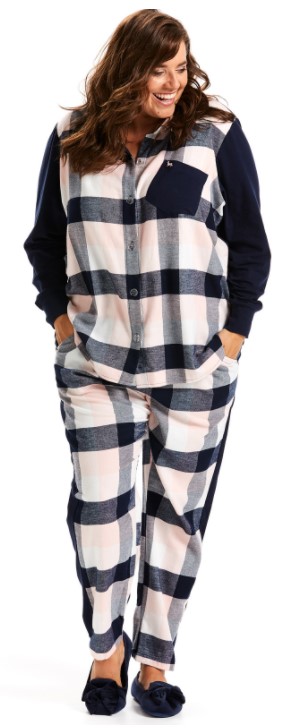 20% Off for Peter’s New Mother’s Day Collection | P.A. Plus Buffalo Check Rib Sleeve Pj Set $87.20 AUD