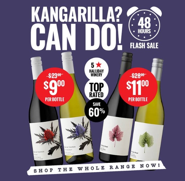 48 Hours Only – Take 60% off the WHOLE Kangarilla Road Range! Up to $168 in Savings!