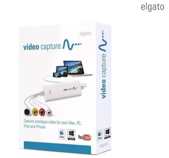 Elgato 1VC108601001 Video Capture for Mac PC or iPad Digitize video from a VCR $134.65 + Delivery