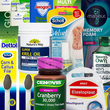 Toiletries, Vitamins, Supplements and More. From $4.99