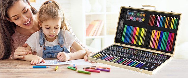 180 Piece Kids’ Art Set. Only $19.99