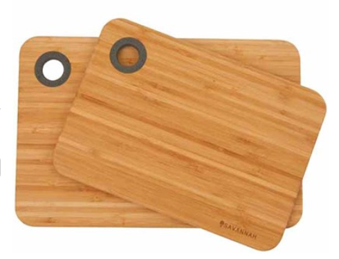 Savannah Handy Prep 2 Piece Bamboo Board Set of 2 — $17.00 (rrp $29.99)