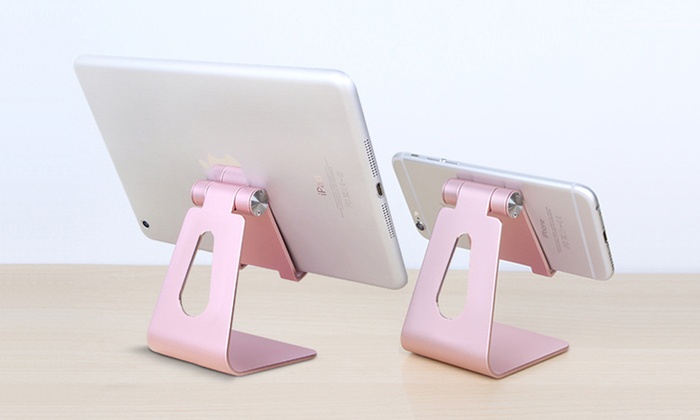 Stand for iPhone or iPad: Non-Adjustable (From $12) or Adjustable (From $14)