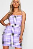 Plus Skyler Check Square Neck Mini Dress £15.00