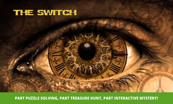 Live Mystery Game for 1 ($19), 2 ($36), 4 ($70) or 8 People ($139) at The Switch, 2 Locations (Up to $280 Value)