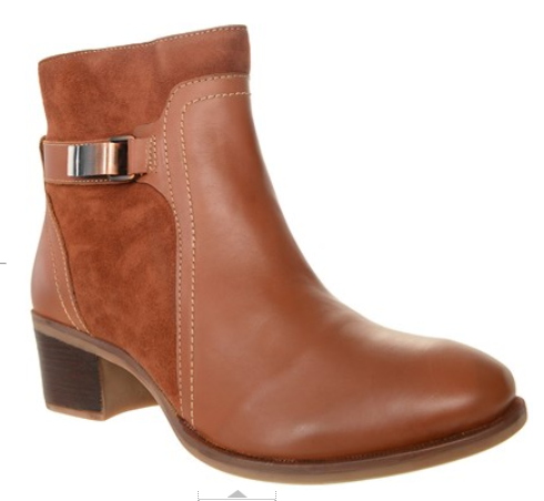 Hush Puppies Fondly Nellie Heeled Boots Brown $69.00 (rrp $156.00)