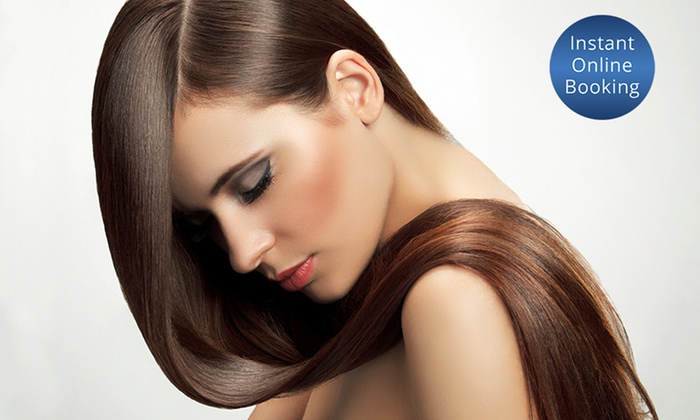 Wash and Blow-Dry ($19) or Hairstyling Package with Foils and Cut ($59) at Aqua Beauty and Spa (Up to $180 Value)