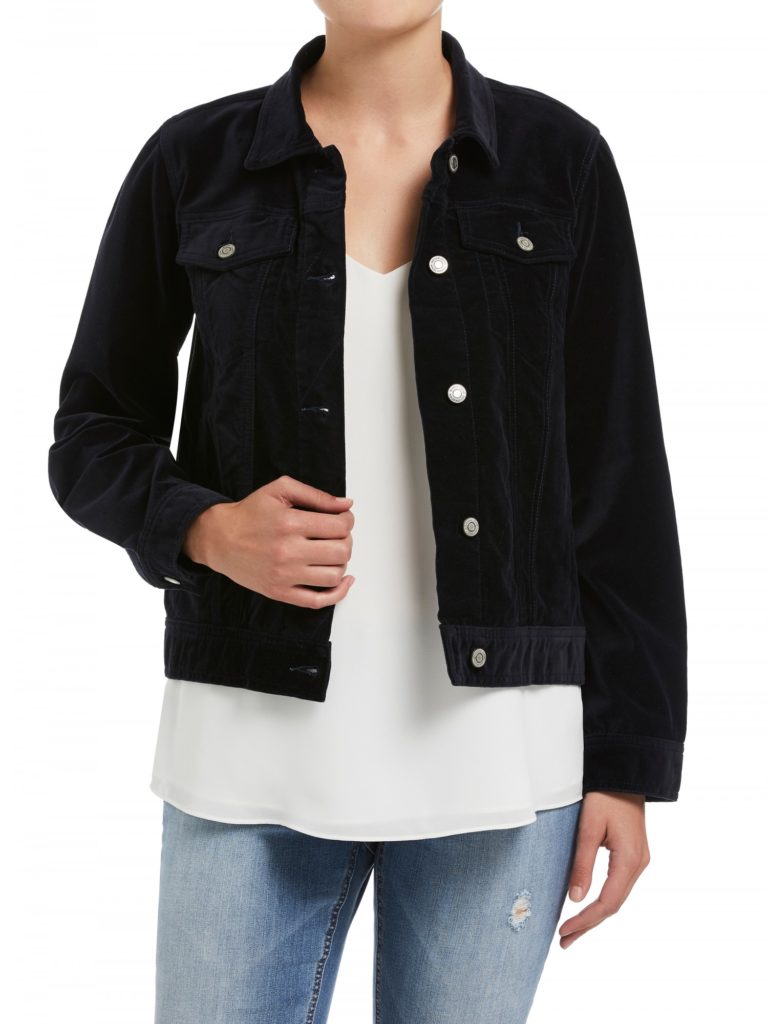 Navy Velvet Jacket $103.96 (rrp $129.95)