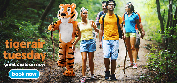 Tigerair Tuesday is on now! Melbourne > Adelaide from $67.95*