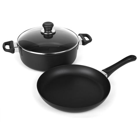 Scanpan Classic Frypan & Saucepot Set 2pc. $119.00 (RRP:$599.00)