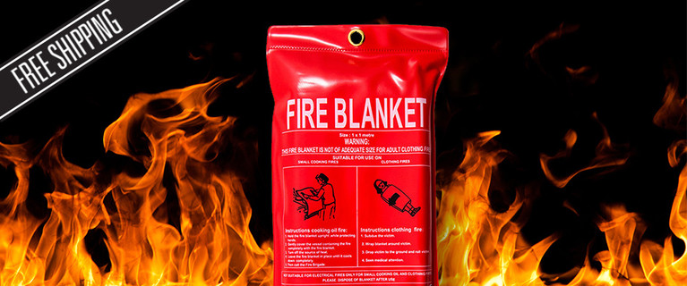 Stay Safe At Home, While Camping, On Adventures or At Work with This Safety Essential Fire Blanket! Only $14