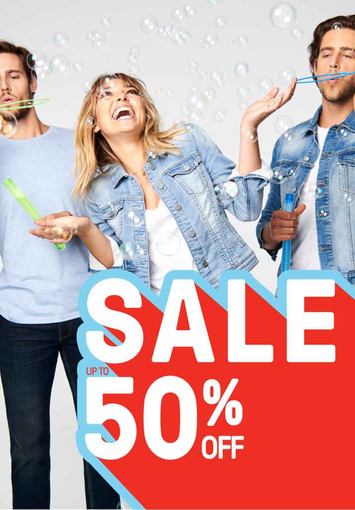 SALE! Up to 50% is on!