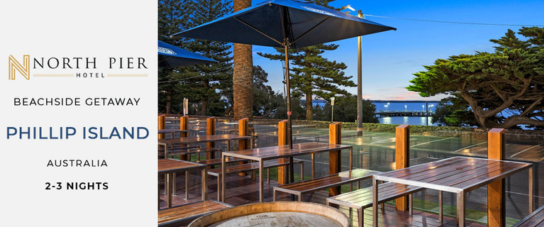 North Pier Hotel Phillip Island Getaway with Late Checkout From $179