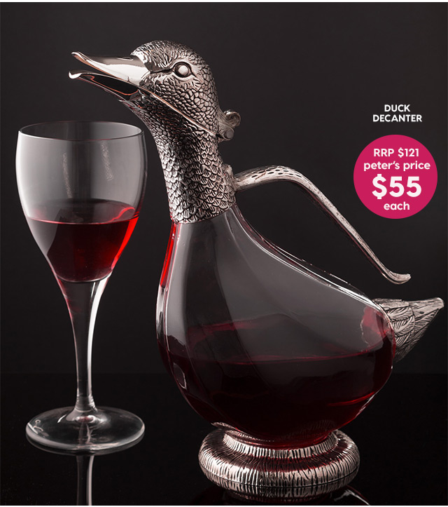 Whitehill Silver Plated Duck Wine Decanter $55.00 (RRP:$121.00)