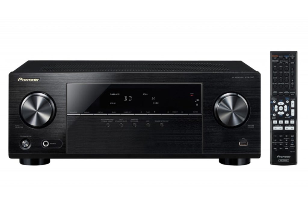 Pioneer 105W 5.1 Channel AV Receiver with Ultra HD 4K Pass Through (VSX330) $329