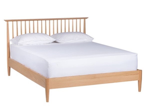 Sleep savings!  Queen Olsen Oak Low End Spindle Bed $849.00 (RRP$1,099.00)