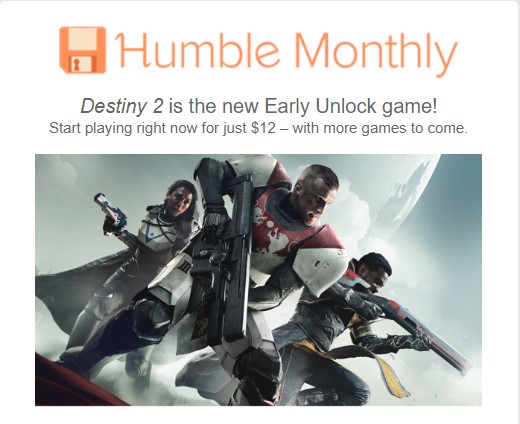 Score DESTINY 2 right now plus a bundle of games to come for $12