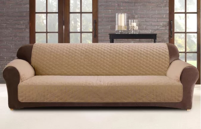 Custom Fit 3 Seater Sofa Protector – Flax $44 + Delivery (RRP $79.95)