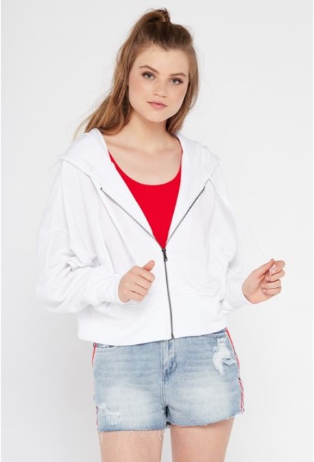 Factorie Caitlin Crop Zip Thru 2 $16.00 (rrp $39.95)