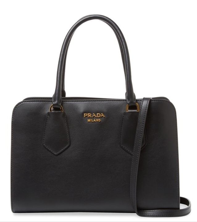 Prada Small Square Leather Tote $3190.60 (Price elsewhere $4000.00)