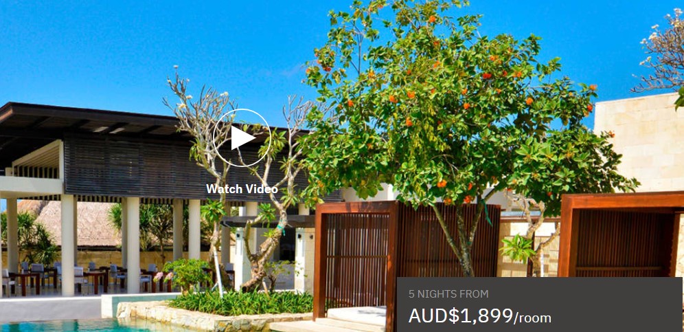 Five-Star, Adults-Only Private Pool Villas 5 NIGHTS FROM AUD$1,899 /room