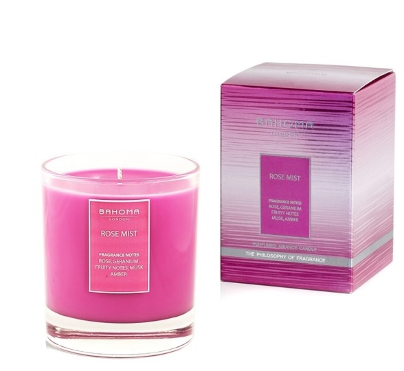 Bahoma London 75 Hour Burn Time Rose Mist Candle $15.00 (rrp $45.00)