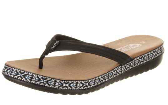 UP TO 60% OFF | Skechers Black Bob’s from Women’s Bobs Sunkiss – Picnic Party Sandal $39.00 (Price elsewhere $59.95)