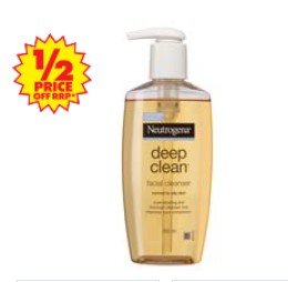 50% OFF Neutrogena Deep Clean Facial Cleanser Normal to Oily Skin 200mL $6.99 (Don’t Pay RRP: $13.99)