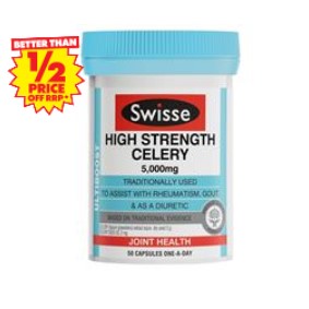 Swisse Ultiboost High Strength Celery 5000 mg 50 Caps $9.99 (Don’t Pay RRP: $24.99)