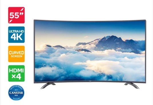 PRICE DROP: Kogan 55″ Curved 4K LED TV (Series 9 MU9500) $599 + FREE SHIPPING Was $899