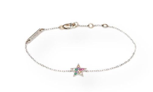 Marc by Marc Jacobs Jewelry Rainbow Star Chain Bracelet $54.60 (Price elsewhere $100.00)