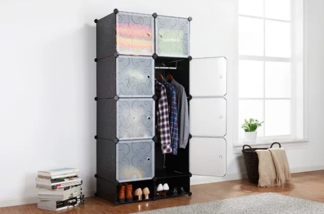 Ovela 8 Cube Modular Storage Organiser (Black) $49 + FREE SHIPPING (Was $69)