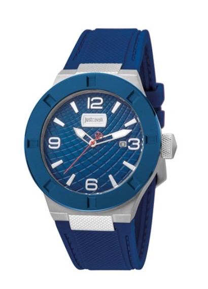 Just Cavalli Mens Silicone Watch JC1G017P0025 Blue $79.00 (Price elsewhere $207.00)