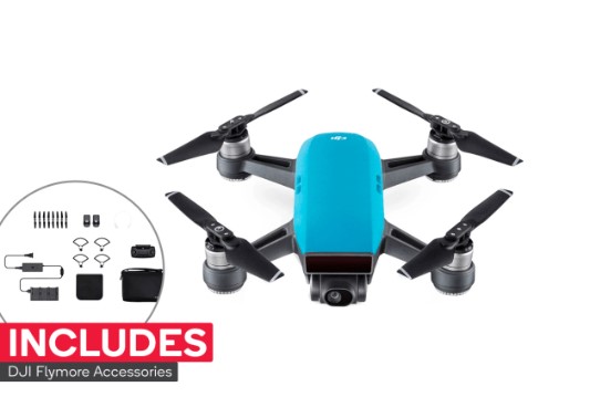 DJI Spark Fly More Combo (Sky Blue) $856 + FREE SHIPPING