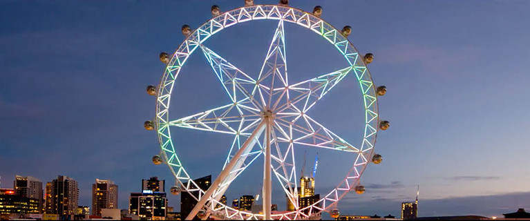 Enjoy the View from the Top of the Melbourne Star Observation Wheel! Single Flight Ticket is Just $15 for One Person (Value $30.60)