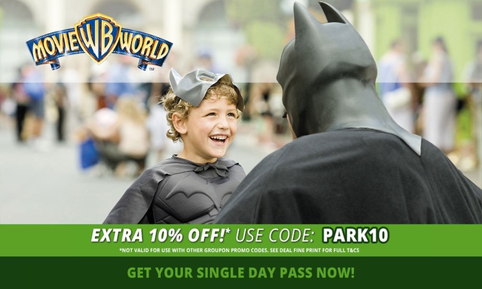 Warner Bros. Movie World: Child ($79) or Adult ($89) Single Day Pass (Up to $99 Value*)