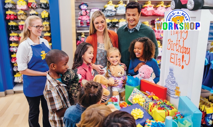 $75 for a Build-A-Party Celebration at Build-A-Bear Workshop for 7 Guests, 25 Locations Nationwide (Up to $126 Value)