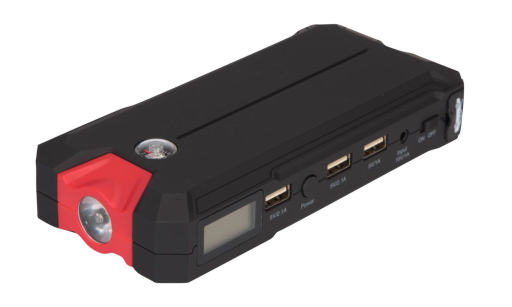 $79.95 for a Portable Lithium Car Jump Starter and Powerbank 12000mAh with Flashlight