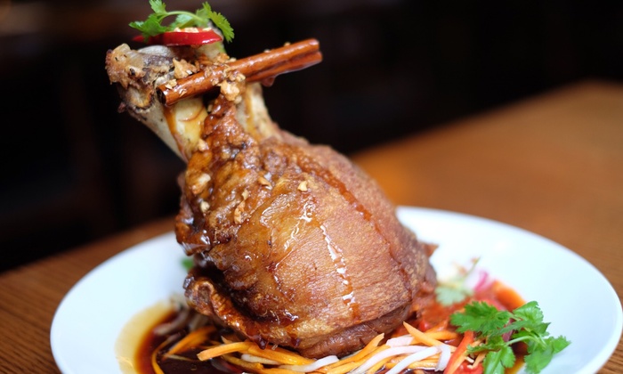 3-Course Thai Lunch or Dinner with Wine for 2 ($49)