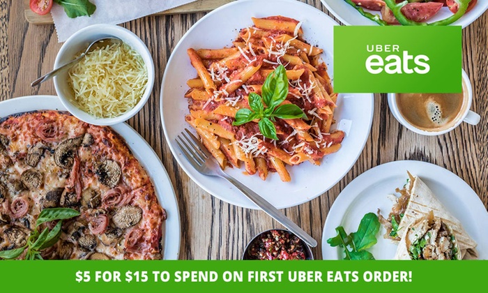 $5 for $15 Credit Towards Your First Uber Eats Order – New Users Only