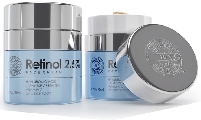 $39.95 for a Passport to Organics Retinol 2.5% High Potency Anti-Aging Cream 50ml (Don’t Pay $164.89)