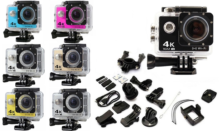 From $29 for a Range of Action Cameras with Waterproof Case and Mounts