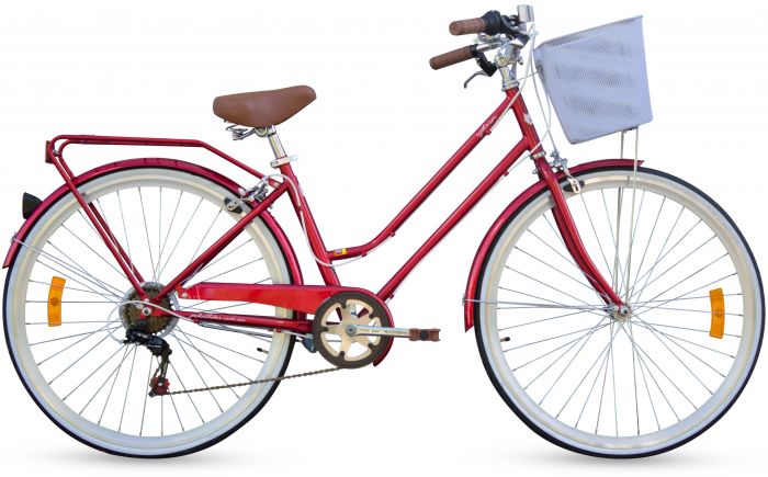 Up to 45% off RRP | Pedal Uptown 7-Speed Women’s Cruiser Bike Red $199.00 (RRP $369.00)