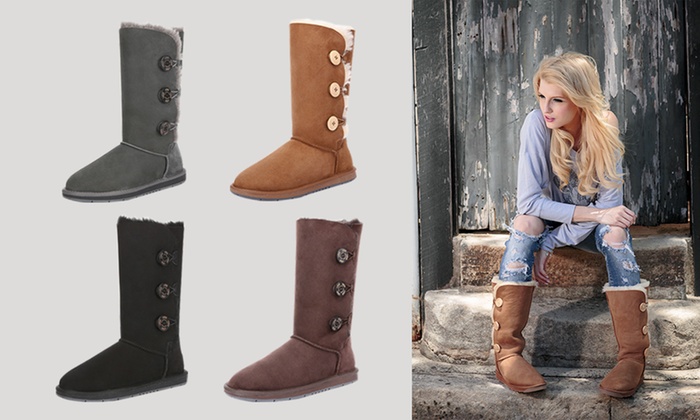 $99.95 for an Australian Shepherd Water Resistant Tall Bailey Triple Button UGG Boots (Don’t Pay up to $279)