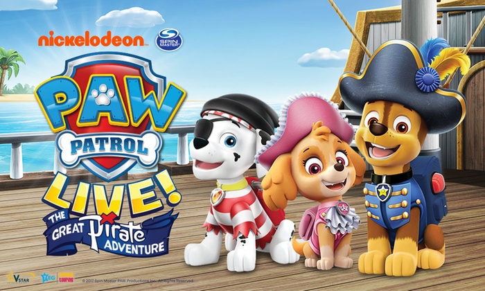 PAW Patrol Live! The Great Pirate Adventure: Tickets from $29.90, 12 May – 17 June, National Tour