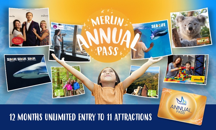 Annual Pass to 11 Top Attractions for 1 Person ($109) or Family of 4 ($316)