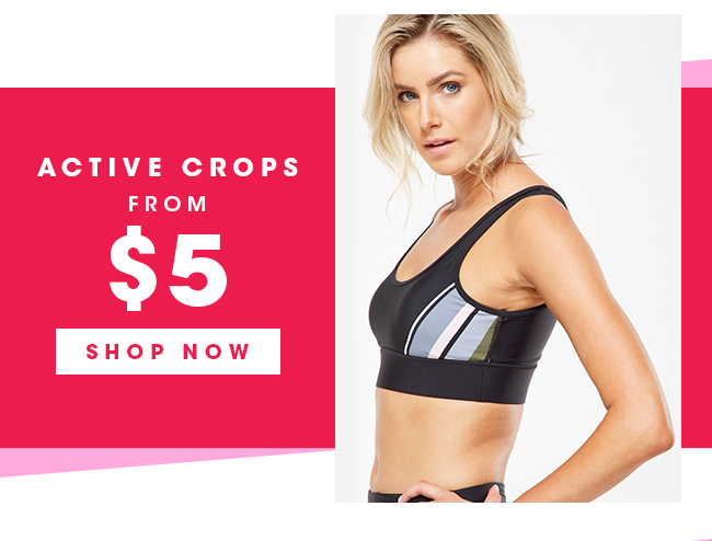 Body Double Scoop Yoga Crop  $5.00