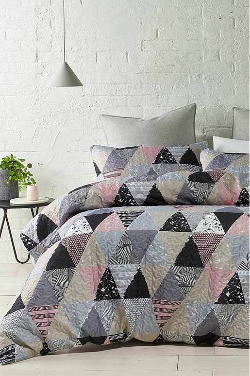 PHASE 2 Hadspen Soft Touch Quilted Microfibre Quilt Cover Set KB $74.95