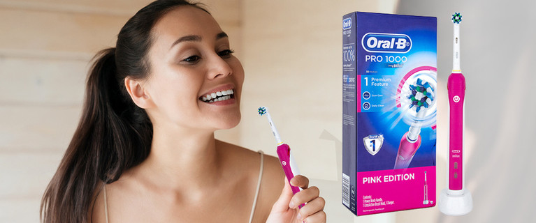 Oral-B Pro 1000 Electric Toothbrush! Only $59.99